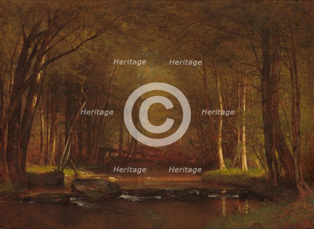 Trout Brook in the Catskills, 1875. Creator: Worthington Whittredge.