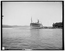 Trout Pavilion and landing, Lake George, N.Y., between 1900 and 1910. Creator: Unknown