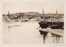 Trouville, 1889. Creator: Charles Adams Platt (American, 1861-1933)