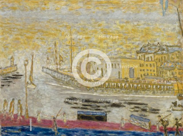 Trouville, la sortie du port, 1938-1944. Creator: Bonnard, Pierre (1867-1947).