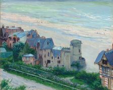 Trouville, the beach and the villas, 1882. Creator: Caillebotte, Gustave (1848-1894)