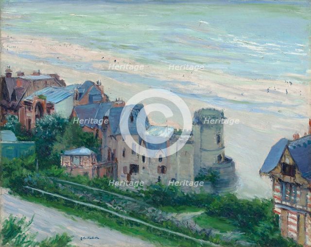 Trouville, the beach and the villas, 1882. Creator: Caillebotte, Gustave (1848-1894).