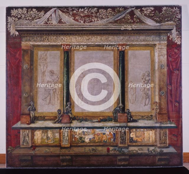 Troy Triptych, 1872-1898. Creator: Sir Edward Coley Burne-Jones.