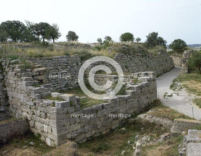 Troy VI stratum, Troy, Turkey, Bronze Age, 1900-1300 BC (2000). Creator: Unknown.