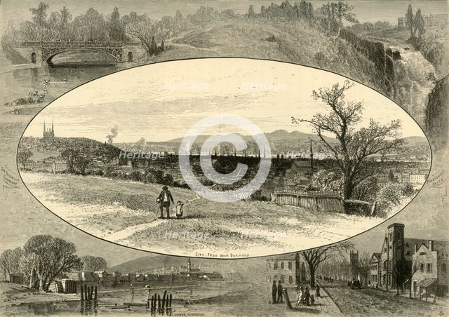 'Troy and Vicinity', 1874. Creator: John Douglas Woodward.