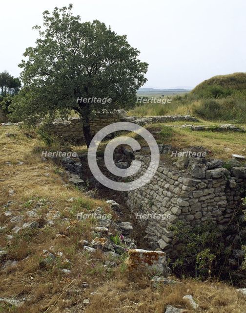 Troy I stratum, Troy, Turkey, Bronze Age, 3000-2600 BC (2000). Creator: Unknown.