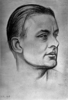 TS Eliot, American born British poet dramatist and critic 1933. Artist: William Rothenstein