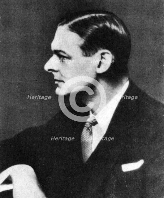 TS Eliot, American-born British poet dramatist and critic, c1930s. Artist: Unknown