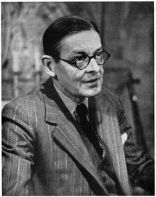 TS Eliot, American-born British poet dramatist and critic, c1950s