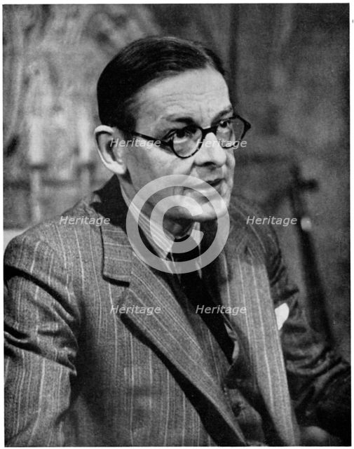 TS Eliot, American-born British poet dramatist and critic, c1950s. Artist: Unknown