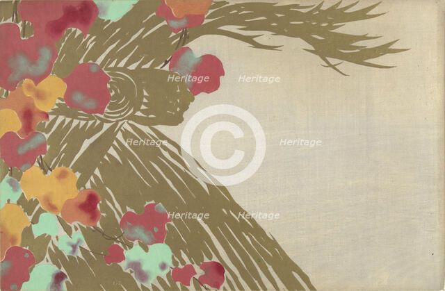 Tsuta (Vine Leaves). From the series "A World of Things (Momoyogusa)", 1909-1910. Creator: Sekka, Kamisaka (1866-1942).