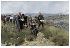 Tsar Alexander II of Russia and his staff, (1900)