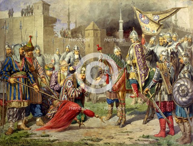 'Tsar Ivan IV Conquering Kazan in 1552', 1880. Artist: Aleksey Kivshenko