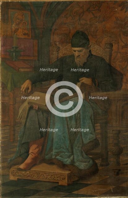 Tsar Ivan IV the Terrible. Artist: Novoskoltsev, Alexander Nikanorovich (1853-1919)