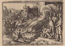 Tsar Ivan the Terrible tortures his rivals in Livonia, 17th century. Artist: Anonymous