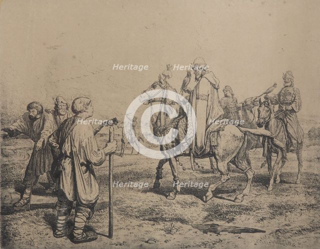 Tsar Ivan the Terrible at the Falconry, 1872.