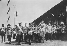 Tsar Nicholas II (1868-1918) Interview with Kaiser Guillermo II (1859-1941) on the Baltic, at th…