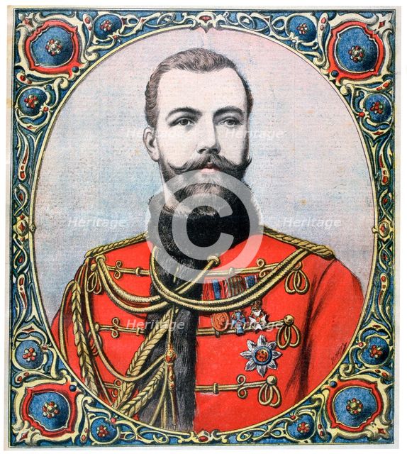 Tsar Nicholas II of Russia, 1894. Artist: Henri Meyer