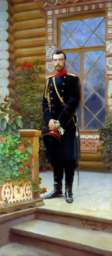 Tsar Nicholas II of Russia, 1896. Artist: Il'ya Repin