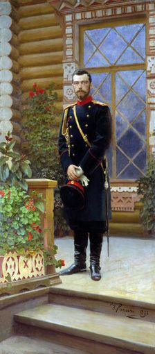 Tsar Nicholas II of Russia, 1896. Artist: Il'ya Repin