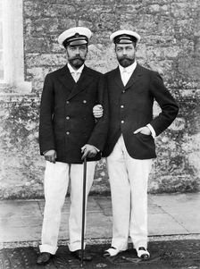 Tsar Nicholas II of Russia and King George V of Great Britain