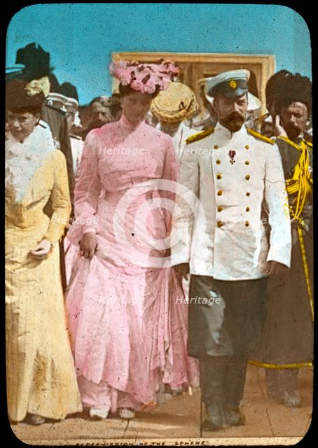Tsar Nicholas II of Russia and Tsarina Alexandra, c1894-c1917. Artist: Unknown
