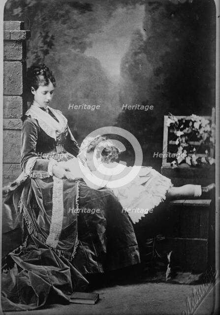 Tsar Nicholas II of Russia as child, c1871. Artist: Sergei Levitsky