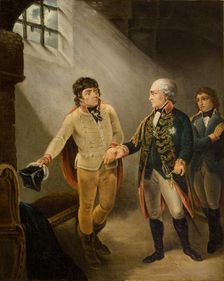 Tsar Paul Visiting Kosciuszko in Prison, 1798-1840. Creator: Unknown