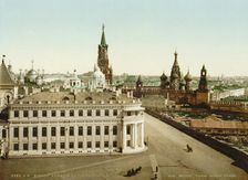 Tsar Square in the Moscow Kremlin, Russia, 1890s