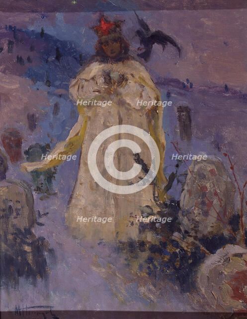 Tsarevna (The Princess), 1887. Artist: Nesterov, Mikhail Vasilyevich (1862-1942)