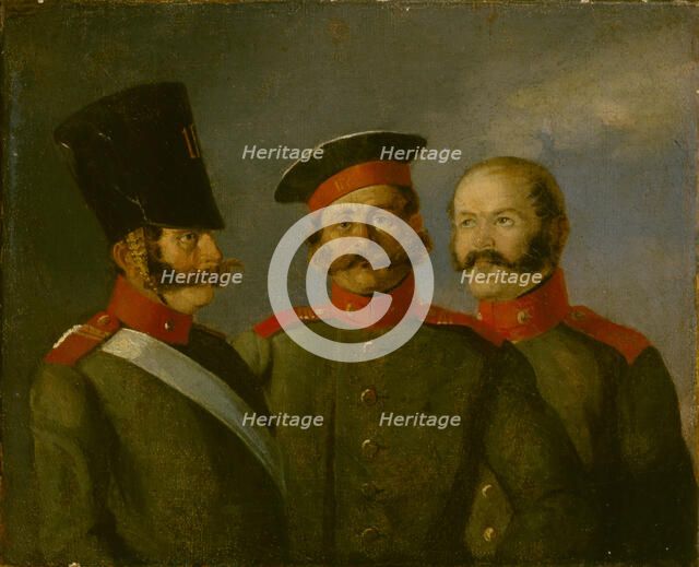 Tsar's Nicholas I Life Guards, Second quarter of the 19th cen. Artist: Sauerweid, Alexander Ivanovich (1783-1844)