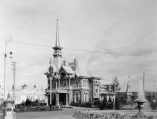 Tsar's Pavilion, the All-Russia Exhibition, Nizhny Novgorod, Russia, 1896. Artist: Maxim Dmitriev