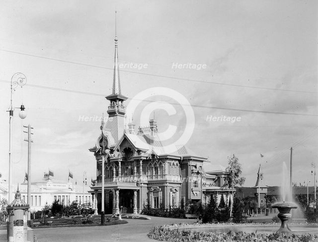Tsar's Pavilion, the All-Russia Exhibition, Nizhny Novgorod, Russia, 1896.  Artist: Maxim Dmitriev