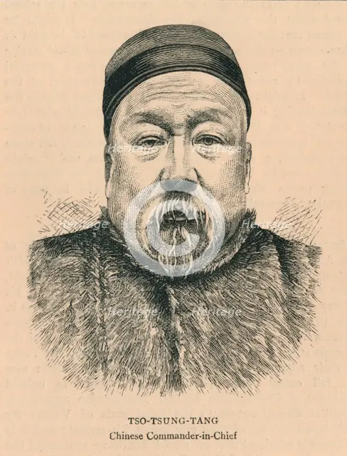 'Tso-Tsung-Tang, Chinese Commander-in-Chief', late 19th century. Creator: Unknown.