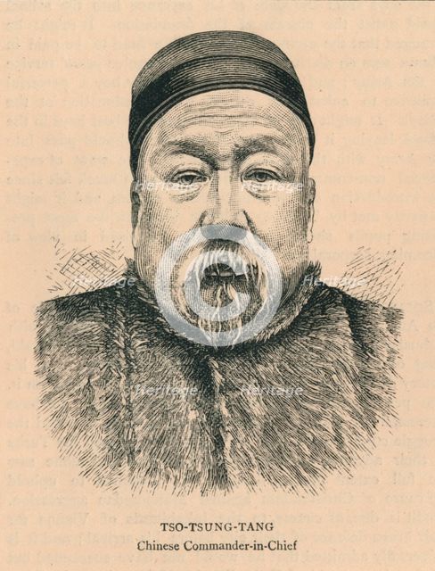 'Tso-Tsung-Tang, Chinese Commander-in-Chief', late 19th century. Creator: Unknown.