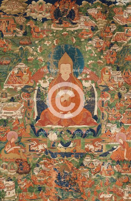 Tsongkhapa, End 18th - Early 19th cen. Creator: Tibetan culture.