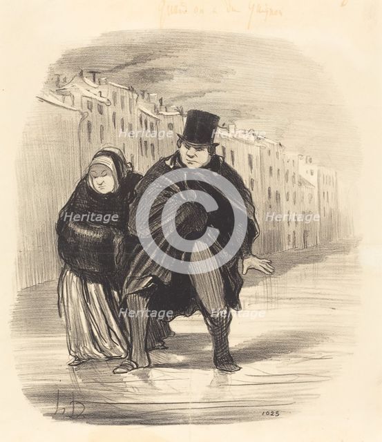Tu m'reprendras encore toi..., 1848.  Creator: Honore Daumier.