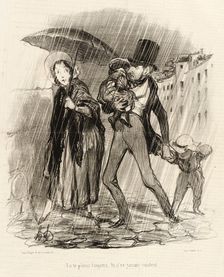 Tu te plains toujours tu n'es jamais content, 1839. Creator: Honore Daumier