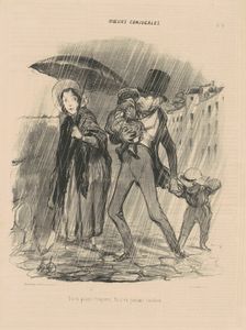Tu te plains toujours, tu n'es jamais content, October 22, 1839. Creator: Honore Daumier