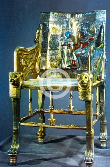 Tutankhamen Chair, Egypt Artist: Unknown