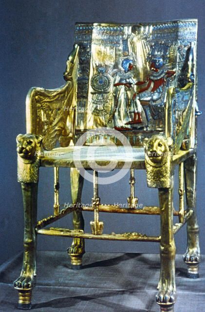 Tutankhamen Chair, Egypt Artist: Unknown
