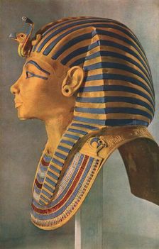 Tutankhamen's Death Mask, 1323 BC, (c1910-1935)