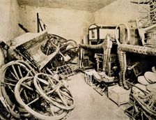 Tutankhamun's tomb, Valley of the Kings, Egypt, November, 1922. Creator: Harry Burton