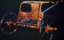 Tutankhamun's burial chariot, 14th century BC