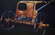 Tutankhamun's burial chariot, 14th century BC