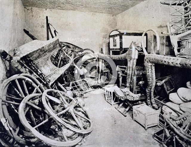 Tutankhamun's tomb, Valley of the Kings, Egypt, November, 1922. Artist: Harry Burton