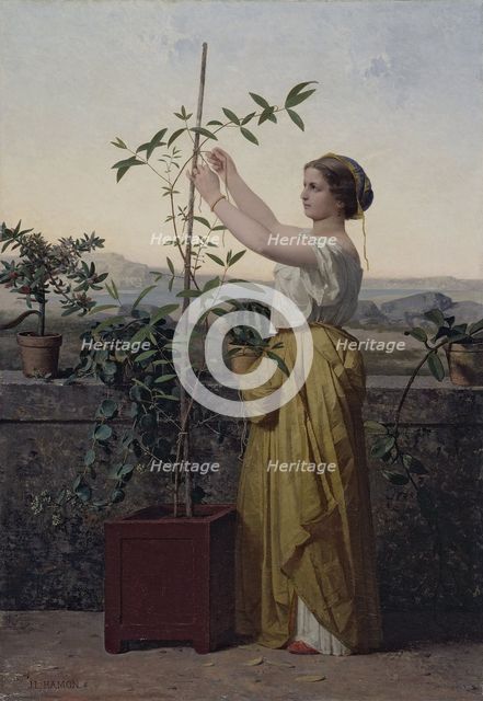 Tutelle, c.1861. Creator: Jean-Louis Hamon.