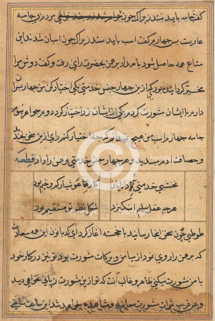 Tuti-Nama (Tales of a Parrot), c. 1560. Creator: Unknown.