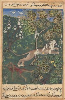 Tuti-Nama (Tales of a Parrot): Tale XXIX, c. 1560. Creator: Unknown
