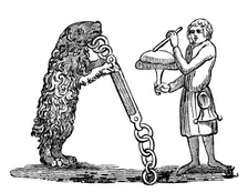 Tutored Bear, 14th century, (1833)